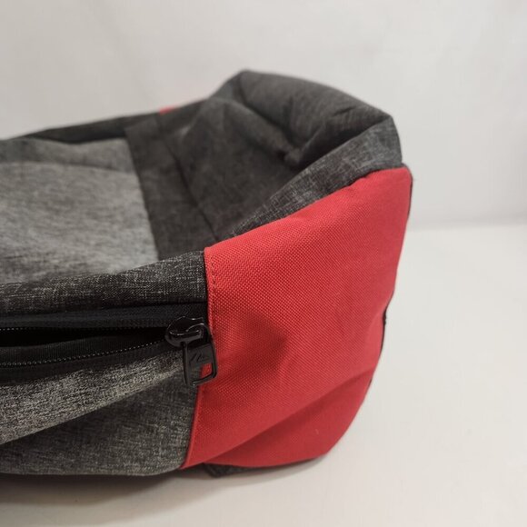 Quiksilver Backpack Grey Black Red - Picture 3 of 14